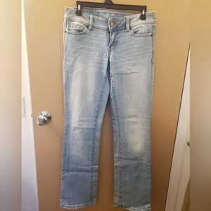 American Eagle Outfitters Light Blue Straight Leg Jeans